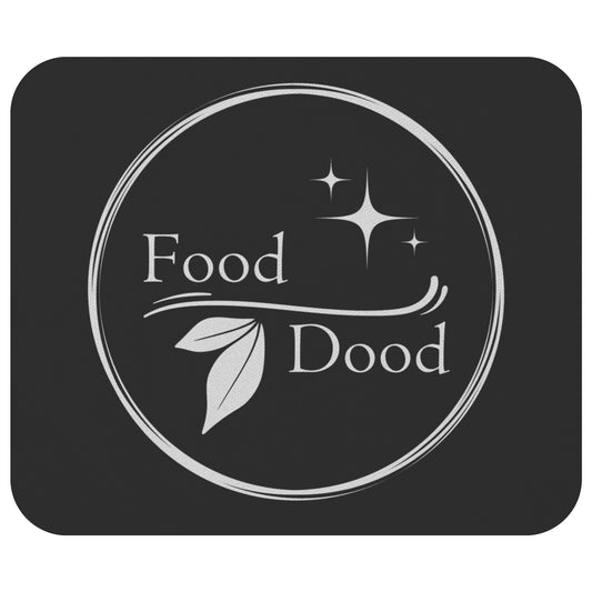Food Dood Mouse Pad, Black