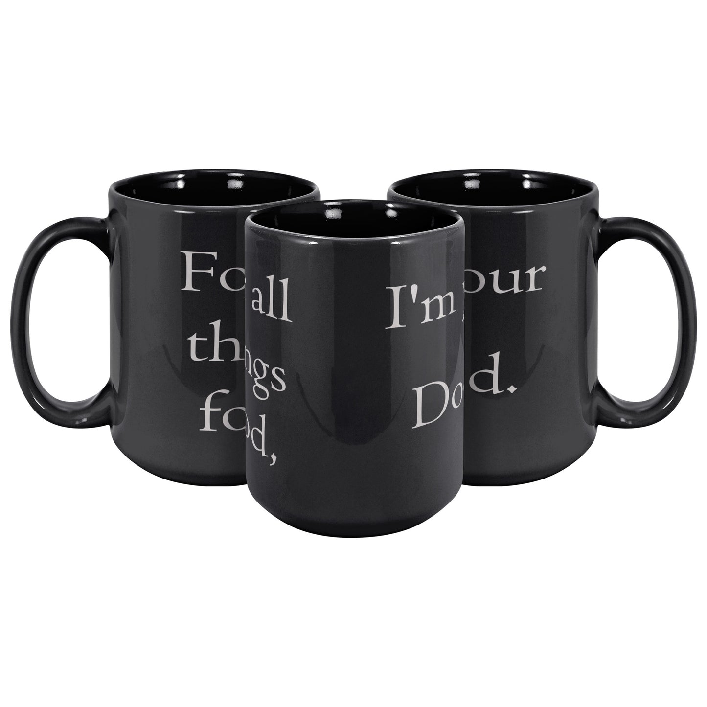 Food Dood Mug, Black 15oz