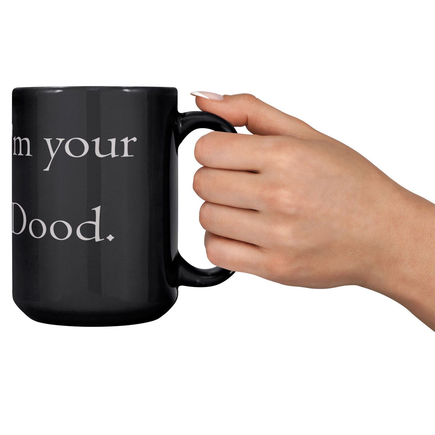 Food Dood Mug, Black 15oz