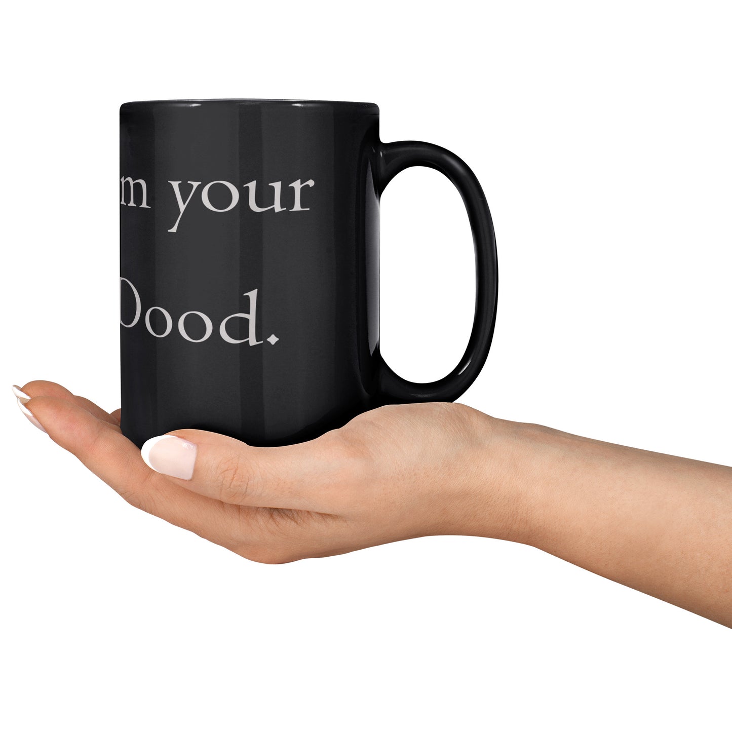 Food Dood Mug, Black 15oz