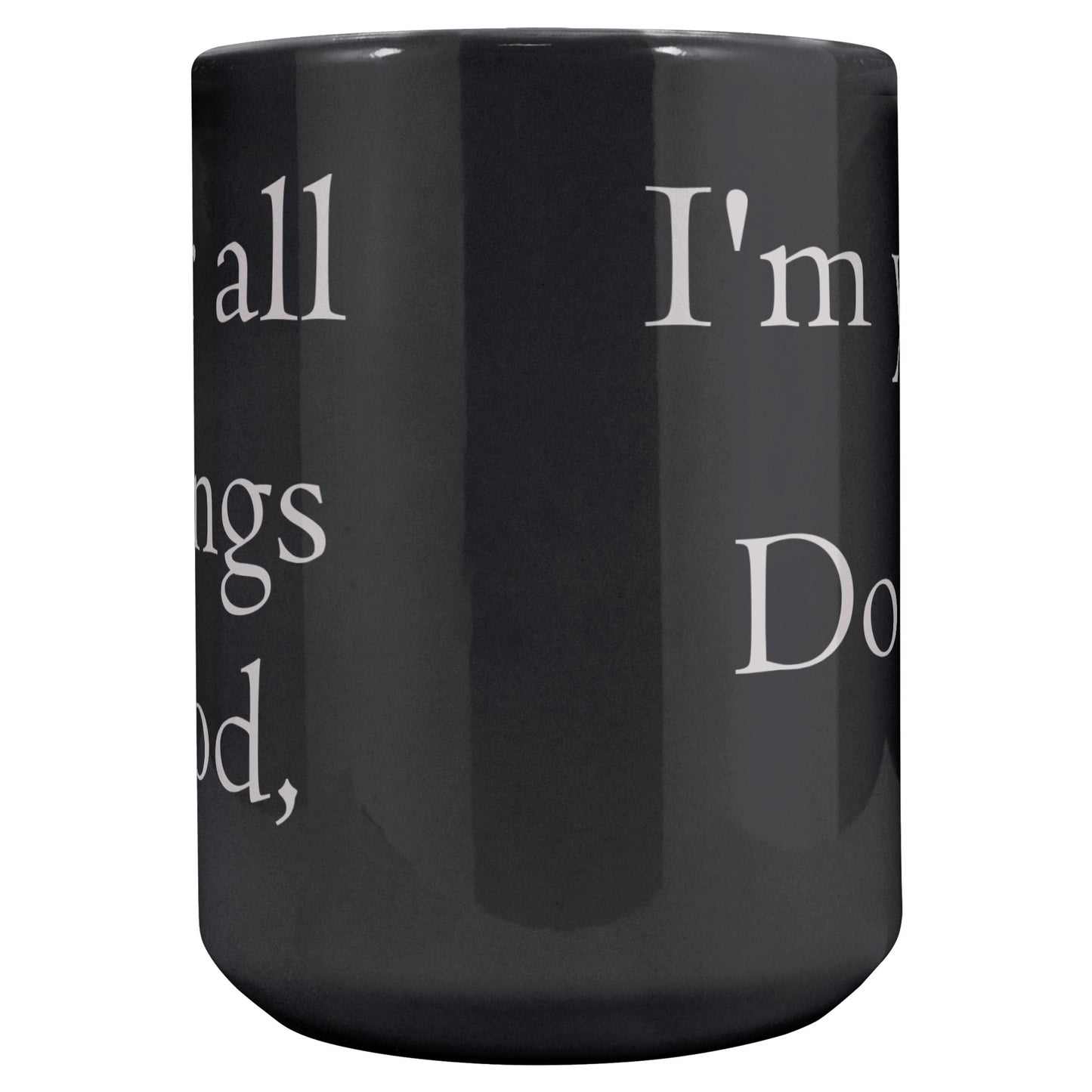 Food Dood Mug, Black 15oz