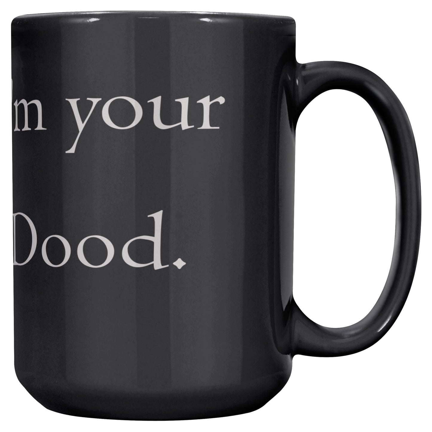 Food Dood Mug, Black 15oz