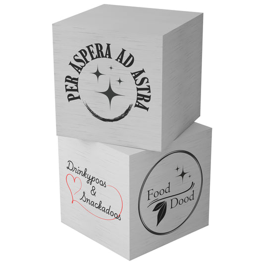 Food Dood Sticky Note Cube